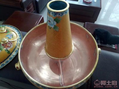 【直径30cm景泰蓝电磁火锅】批发定制厂家——涞水县德丰火锅厂产品解析